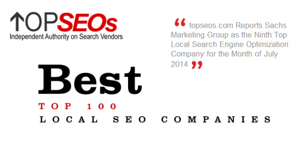 Sachs Marketing Group Awarded Top Local SEO Company for Month of October 2014