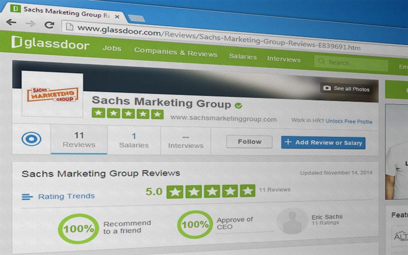 Sachs Marketing Group Glassdoor reviews
