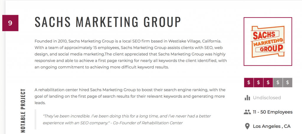 Sachs Marketing Group Honored as Leading Design Agency on Clutch - Sachs Marketing Group