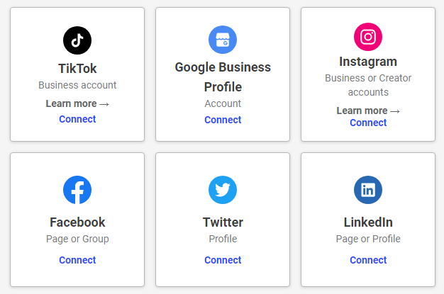 Select Your Social Media Channels