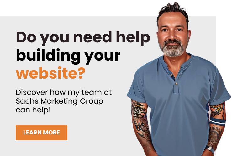 Eric Sachs - "Do you need help building your website?"