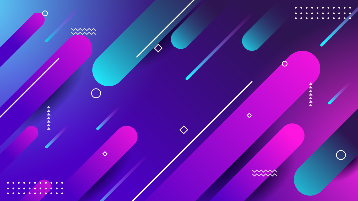 Abstract geometric gradient background with geometric shapes