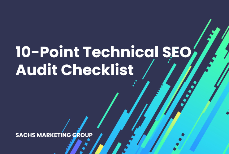 illustration with "10-Point Technical SEO Audit Checklist"