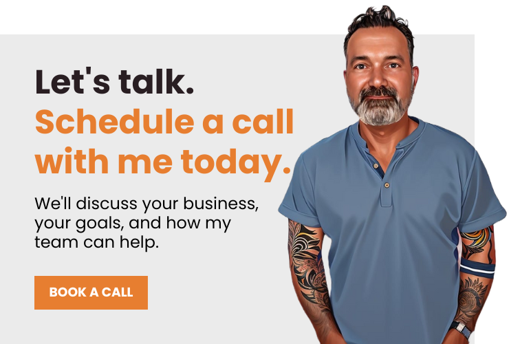 Eric Sachs "Let's talk. Schedule a call with me today"