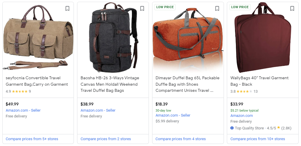product images Google Shopping