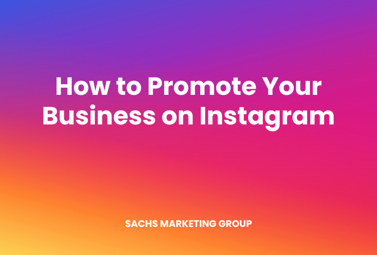 illustration with text "How to Promote Your Business on Instagram"
