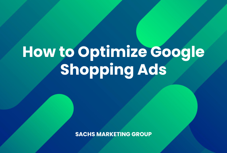 illustration with text "How to Optimize Google Shopping Ads"