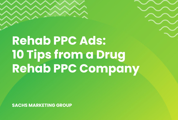 illustration with text "Rehab PPC Ads: Tips from a Drug Rehab PPC Company"