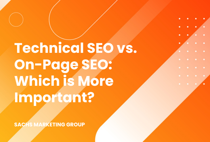 illustration "Technical SEO vs. On-Page SEO Which is More Important"