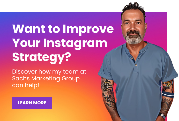 Eric Sachs "Want to improve your Instagram Strategy?"