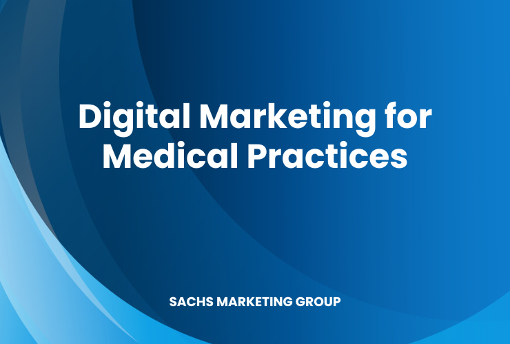 blue bg with text "digital marketing for medical practices"