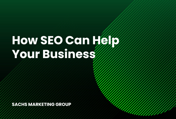 abstract green with text "How SEO Can Help Your Business"