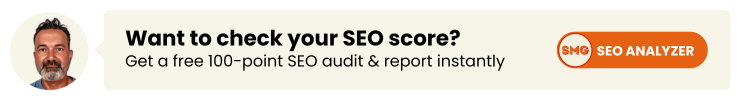 Eric Sachs with text "Want to check your SEO score?"