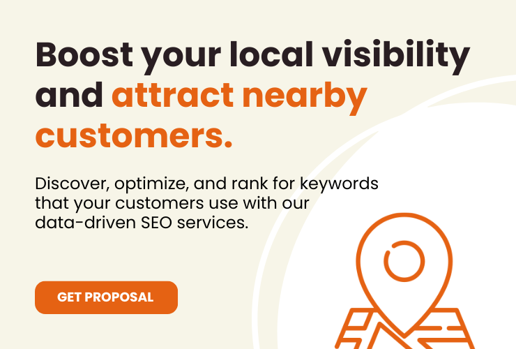 Boost your local visibility and attract nearby customers - get proposal