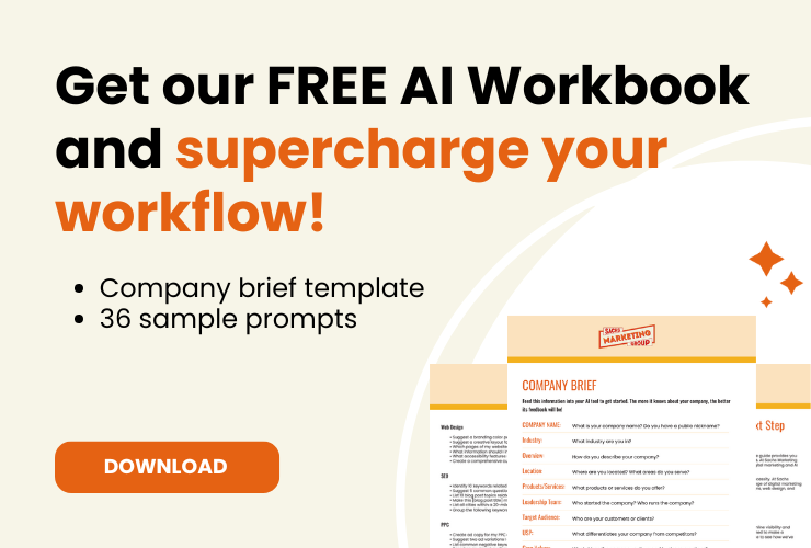 Get our FREE AI Workbook and supercharge your workflow!